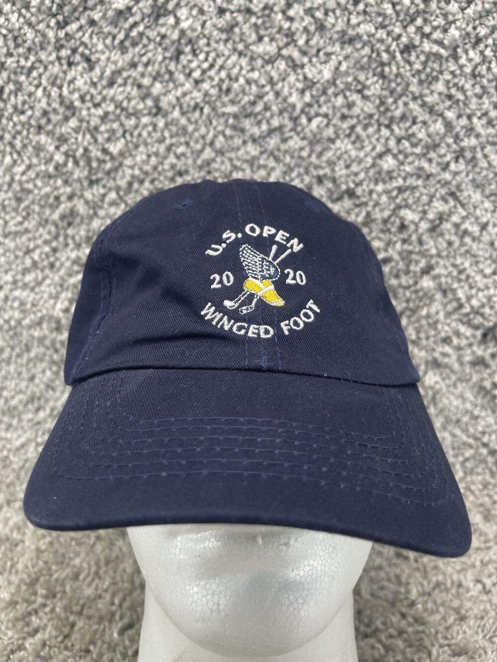 US Open 2020 Winged Foot USGA Golf Hat Cap Adjustable Navy Blue